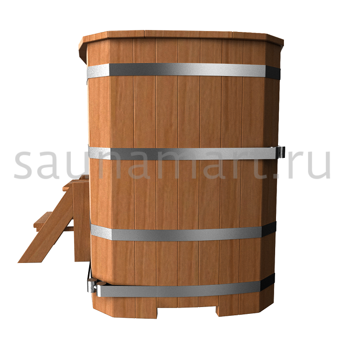 Купель пластиковая прямоугольная 1.4 х0.8 х1.2 дуб/лиственница без покрытия Купель пластиковая прямоугольная 1.4 х0.8 х1.2 дуб/лиственница без покрытия