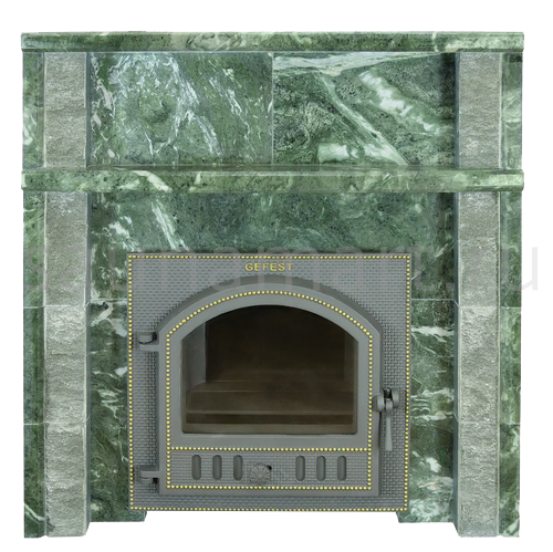 Портал из натурального камня 02 М-Змеевик Портал из натурального камня 02 М-Змеевик