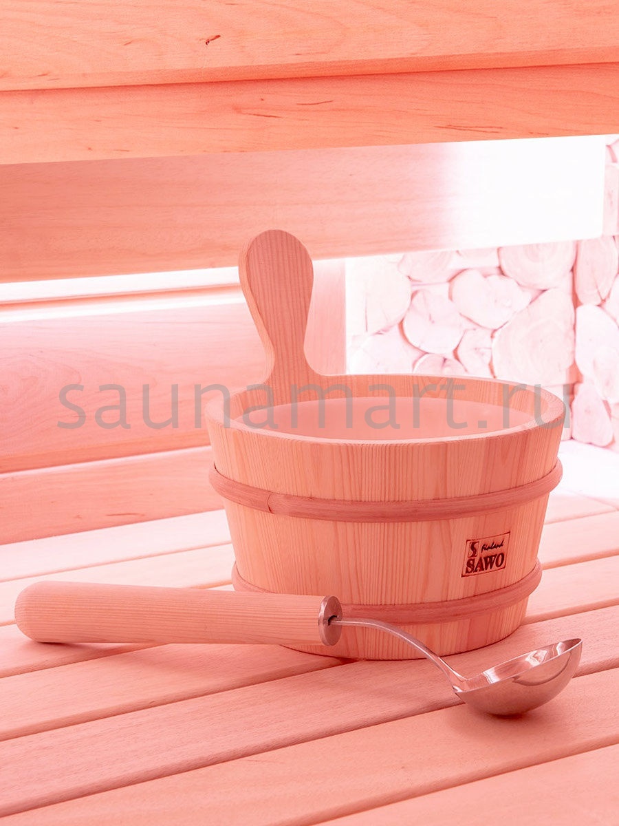 Sawo Кадушка деревянная 4 л. с пласт.вст. 340-P Sawo Кадушка деревянная 4 л. с пласт.вст. 340-P