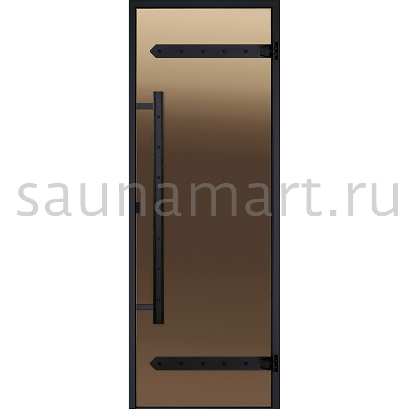 Дверь для сауны Harvia стеклянная Legend 8/19 (черная коробка сосна бронза D81901МL) Дверь для сауны Harvia стеклянная Legend 8/19 (черная коробка сосна бронза D81901МL)