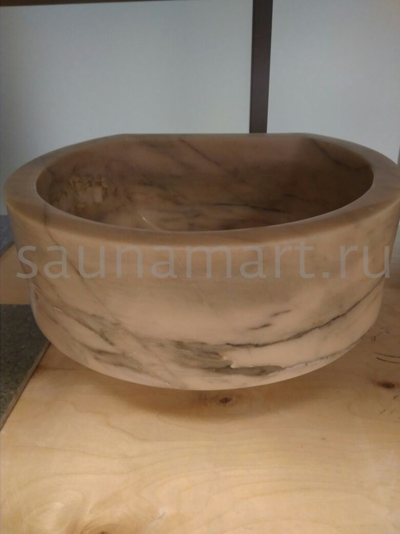 Курна мраморная КМ14 (со сливом) Курна мраморная КМ14 (со сливом)