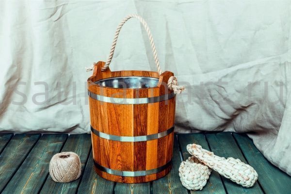 Запарник с нержавеющей вставкой 20л ДУБ Запарник с нержавеющей вставкой 20л ДУБ