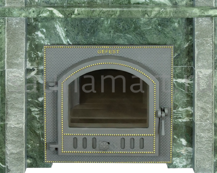 Портал из натурального камня 02 М-Змеевик Портал из натурального камня 02 М-Змеевик