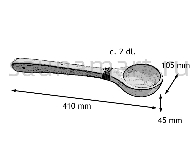 Sawo Черпак деревянный 440 Sawo Черпак деревянный 440