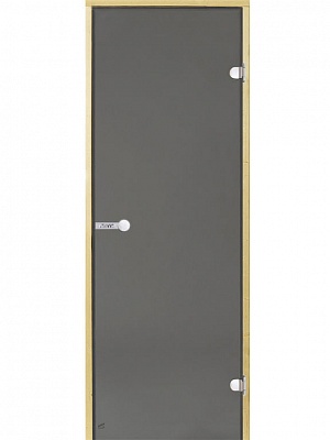 Дверь для сауны Harvia стеклянная 9/21 (коробка сосна серая D92102M) Дверь для сауны Harvia стеклянная 9/21 (коробка сосна серая D92102M)